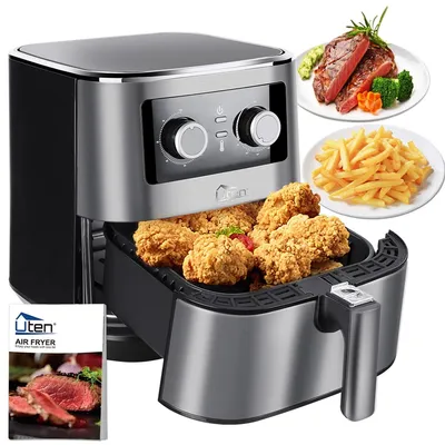 Produktbild von 5,5L Heißluftfritteuse XL Friteuse Heißluft Backofen Fritteusen Ofen Airfryer