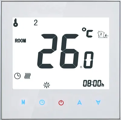 Produktbild von 16A 95-240 V Týdenní programovatelný LCD displej T-touch Screen Elektrický ohřívač Termostat Regulátor pokojové teploty