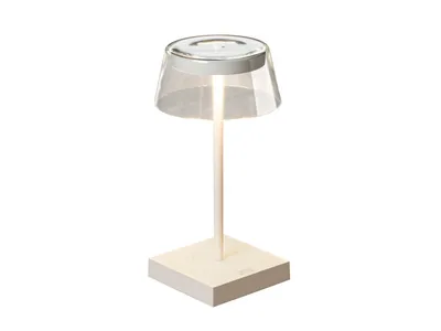 Image de Konstsmide Lampe de table design Scilla | blanc | Intérieur/Extérieur | USB/Accu | 7816-250