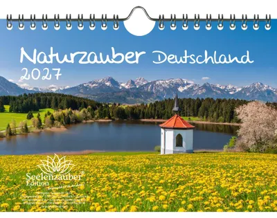 Produktbild von Naturzauber Deutschland DIN A5 Kalender für 2027 Natur Landschaft - Seelenzauber