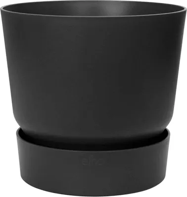 Produktbild von elho® Greenville Pflanzgefäß Living Black Schwarz Ø 30 cm - Kunststoff