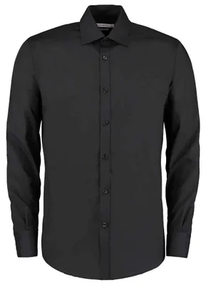 Produktbild von Kustom Kit - Hemd für Herren Langärmlig LT3512 (36cm) (Schwarz)