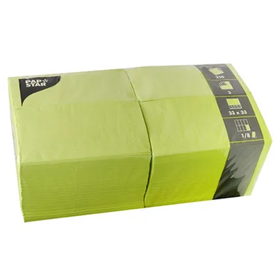 Produktbild von Papstar 87227, Limette, Seidenpapier, Einfarbig, 46 g/m², 330 mm, 330 mm