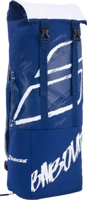 Produktbild von Babolat Backrack 2 Badminton Tasche Schlägertasche Racketbag Racket Holder Rucksack Bagback blau/weiß 757014-148
