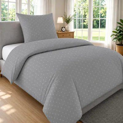 Produktbild von Malika® Bettwäsche 135x200 2 teilig | 100% Baumwolle | Bettwäsche Set mit 1 Bettbezug und 1 Kissenbezug, KI-generiertes Bild