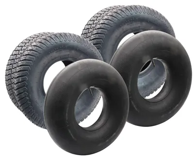 Produktbild von 2x Reifen 20x10.00-8 inkl. Schläuche mit geradem Ventil TR13
