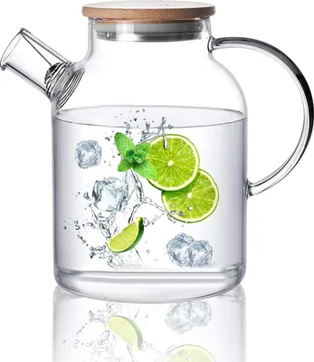Image de Théière en verre transparent avec passoire 1500ML/50,7OZ HERDSICHER