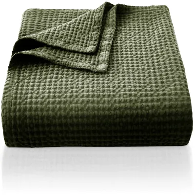 Produktbild von 100% Baumwolle Decke 150 x 200 cm, Weiche und Atmungsaktive Tagesdecke