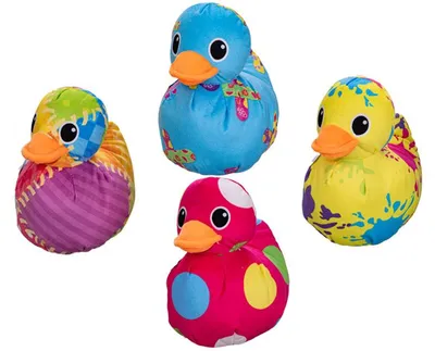 Image de Peluche Canard Coloré 19cm, Image générée par une IA