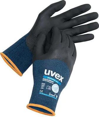 Produktbild von uvex Schutzhandschuh phynomic pro grau, blau Gr. 12
