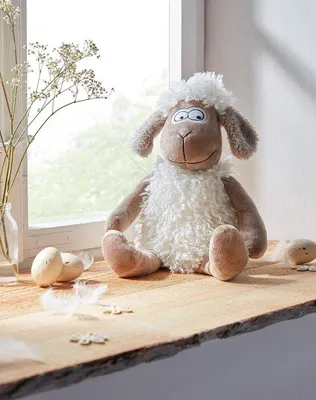 Produktbild von Famanu Türstopper für Hunde - Schaf-Design, schwer, 25 cm