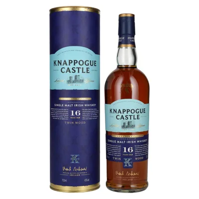 Produktbild von Knappogue Castle 16 Years Old TWIN WOOD SHERRY CASK FINISHED 43% Vol. 0,7l in Geschenkbox