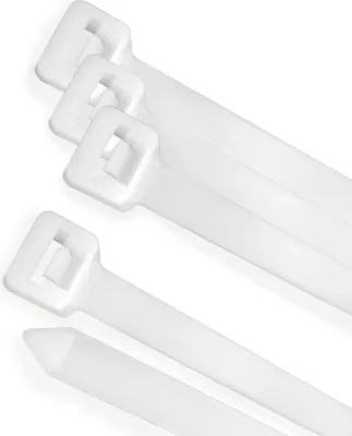 Imagen del producto de Cuerda Wolfpack Brida, 100% nylon. Color natural, 2,5 x 100 mm. (Paquete de 100 unidades), 28 g