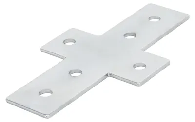 Produktbild von SCHMIDT systemprofile Verbinderplatte X 158x85x36mm Nut 8 Stahl verzinkt