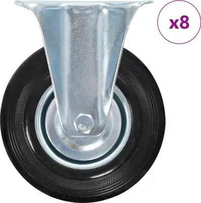 Produktbild von 8 Stk. Bockrollen 125 mm