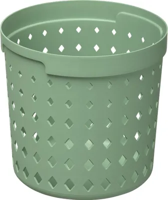 Image de NHG Corbeille de rangement SEOUL ROUND ORGANIZER L PP vert