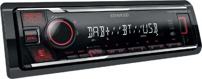 Zdjęcie produktu dla Kenwood Electronics KMM-BT408DAB Auto Media-Receiver Schwarz 88 W Bluetooth