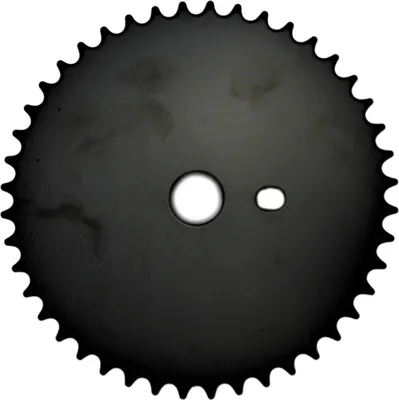 Produktbild von Kettenblatt 44 Zähne Schwarz für 1/2 x 1/8 Ketten und One Piece Kurbel