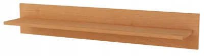 Produktbild von MATKAM POL100 Wandregal, B 98 x H 16 x T 18 cm, Universell, Holzstärke 16 mm, ideal für Kinderzimmer, Schlafzimmer, Wohnzimmer oder Flur (Erle)