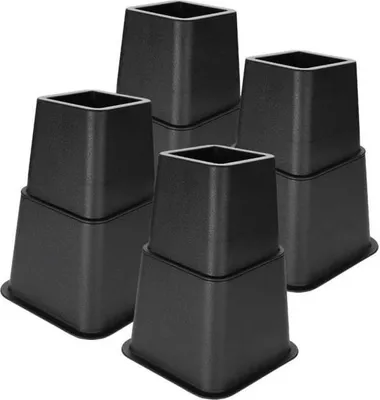 Produktbild von Stuhlerhöhungen, Möbelheber, verstellbare Bettstuhlerhöhung, Sofaerhöhung, 4 x 5 Beinerhöhungsset