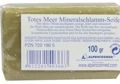 Immagine prodotto di ALPENCOSMED MINERAL Fango minerale del Mar Morto, 1 saponetta