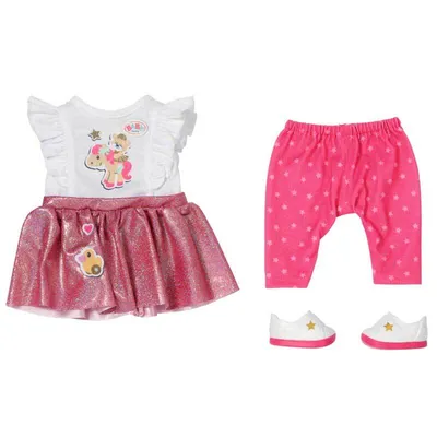 Obrázek produktu pro BABY born Everyday Outfit 36cm, Sada oblečení pro panenky, 3 rok/roky