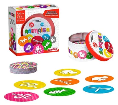 Produktbild von LÚdilo Animalo Brettspiel Mehrfarbig 4-7 Years Kinder Mehrfarbig 4-7 Years