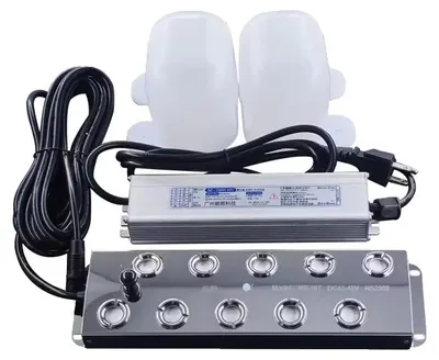 Image de Humidificateur à ultrasons, 10 têtes de diffusion de brume, puissance de 350 W, 10 têtes, UE