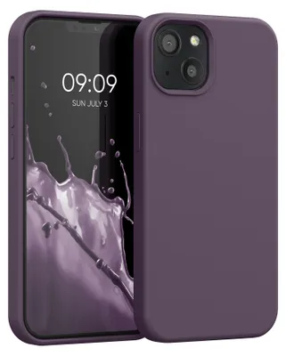 Produktbild von kwmobile Handyhülle für iPhone 13 Hülle, für iPhone 13 Case - Hülle Silikon - kabelloses Laden - Helle Iris