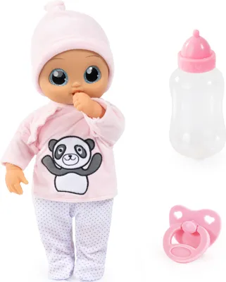 Produktbild von Bayer Design 93828AA Babypuppe mit Funktion, Baby Interactive 38 cm, Puppe, Weichkörperpuppe, Funktionspuppe, Zubehör