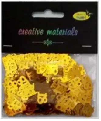 Obrázok produktu pre Zlaté flitre veľkosti 18, 15 g – Galeria Hobby
