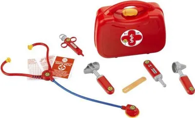 Produktbild von Azomor® Komplettes Arztset für Kinder mit Stethoskop und Zubehör