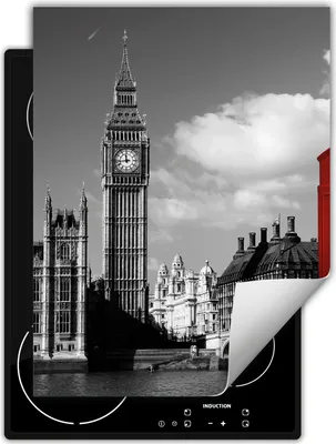 Produktbild von DarHaus Herdabdeckplatte Einteilig Küche Abdeckplatte für Glaskeramikfeld Abdeckung Induktionskochfeld Aufrollbare Matte 40x52 cm, grau - London
