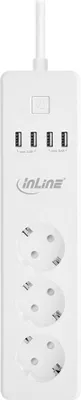 Produktbild von InLine® SmartHome Steckdosenleiste mit USB