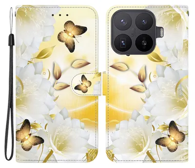 Immagine prodotto di Custodia libro in ecopelle per Xiaomi 17T Pro, con portafoglio per carte, design a conchiglia, motivo 7