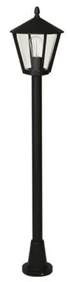 Produktbild von ALBERT Pollerleuchte 75W IP44 AGL E27 Alu sw Kst_tr
