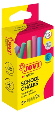 Immagine prodotto di JOVI 1020 JOVI School Chalks Kreide farbsortiert 10 St.