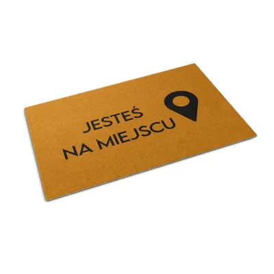 Obrázok produktu pre Rohožka na dvere - Rohož na zachytávanie nečistôt - Nekĺzavá vnútorná vonkajšia rohož - 60x40 cm - Ty si doma