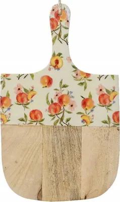Image de Assiette de cuisine en bois pour servir des snacks 24x38,5x2cm