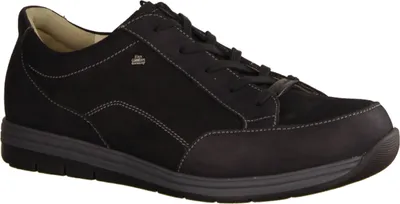 Produktbild von Finn Comfort Osorno Herren Halbschuhe, Schwarz, Leder, NEU - Herrenschuhe Bequemschuhe, Schwarz, leder (nubuk)