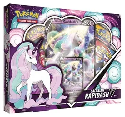 Produktbild von Pokemon Galarian Rapidash V Box German