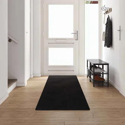 Immagine prodotto di Runner in Moquette Nero 80 x 500 cm 100% Polipropilene Tuft
