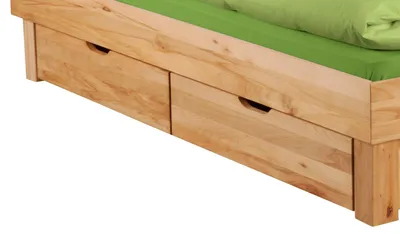Produktbild von Bettkästen 2er-Set 'Lewis' Kernbuche geölt