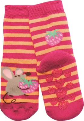 Produktbild von Ewers - Mädchen Antirutsch Strümpfe Gr. 16/17 - Maus