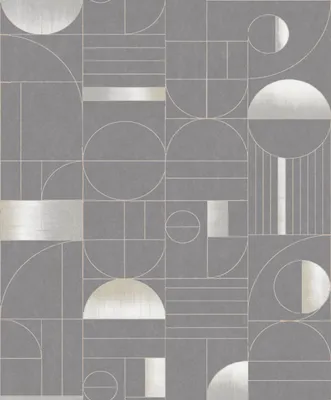 Immagine prodotto di Carta da parati Khroma by Masureel motivo geometrico grigio - 630750 - 53 cm x 10,05 m