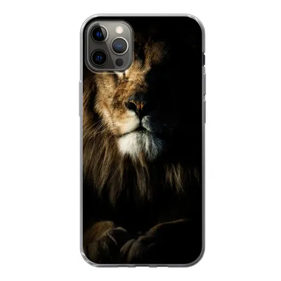 Produktbild von MuchoWow® Handyhülle Schutzhülle Hülle für iPhone 13 Pro Max Löwe - Licht - Porträt Silikon Softcase Handy Hülle - Mobiltelefon