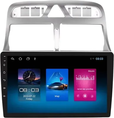 Immagine prodotto di Autoradio con Bluetooth, CarPlay, compatibile con Apple e Android, impianto stereo, navigatore, sistema di navigazione per auto, per Nissan Juke YF15 (2010-2014)