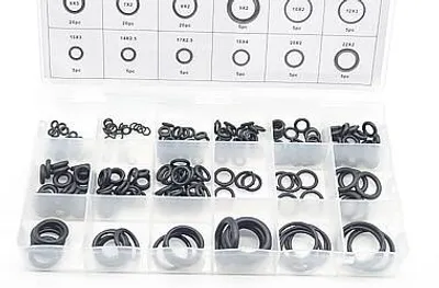 Obrázek produktu pro Sada gumových těsnicích kroužků, 225 kusů různých velikostí