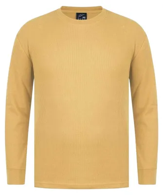 Productafbeelding van Stof - Heren T-shirt, lange mouwen, model GT20860 (5XL) (goud)