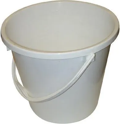 Produktbild von Eimer mit Peilstab, 15 Liter Volumen, 35 cm Durchmesser und 30,5 cm Höhe